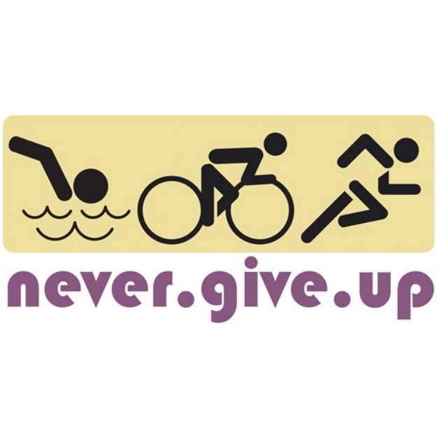 Picture of Never Give Up SVG File