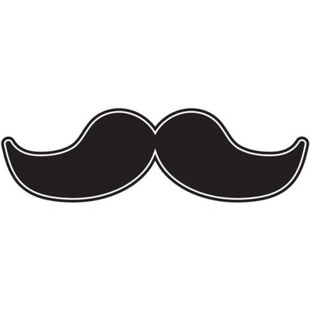 Picture of Handlebar Mustache SVG File