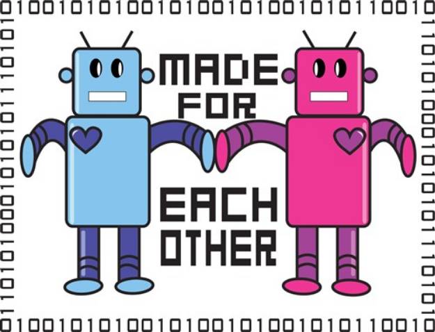 Picture of Made for Each Other SVG File