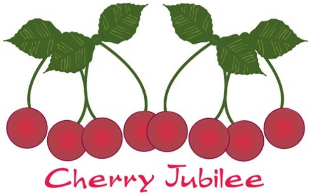 Picture of Cherry Jubilee SVG File