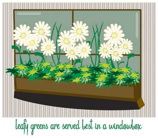 Picture of Leafy Greens Box SVG File