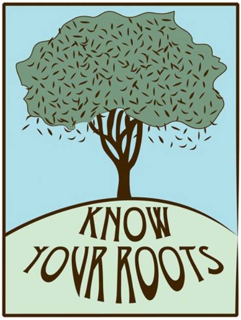 Picture of Know Your Roots SVG File
