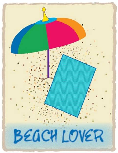 Picture of Beach Lover SVG File