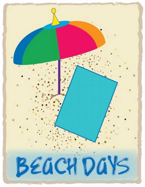 Picture of Beach Days SVG File