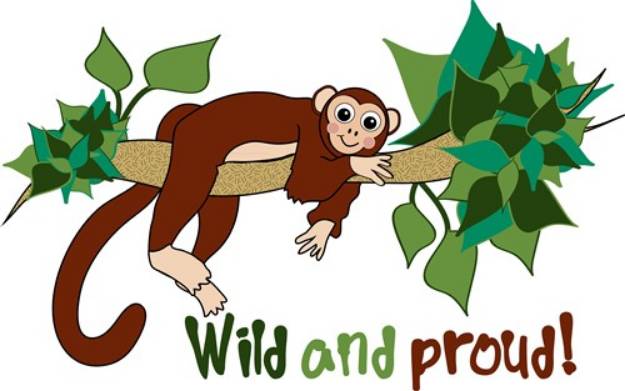 Picture of Wild and Proud! SVG File