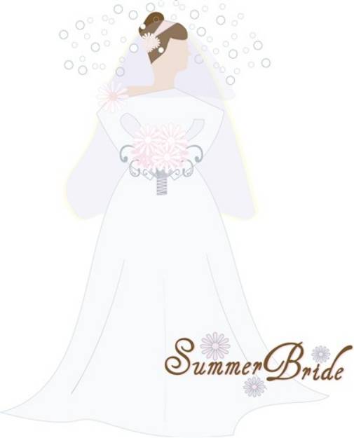 Picture of Summer Bride SVG File