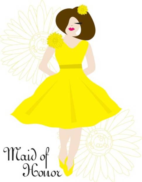 Picture of Maid Of Honor SVG File