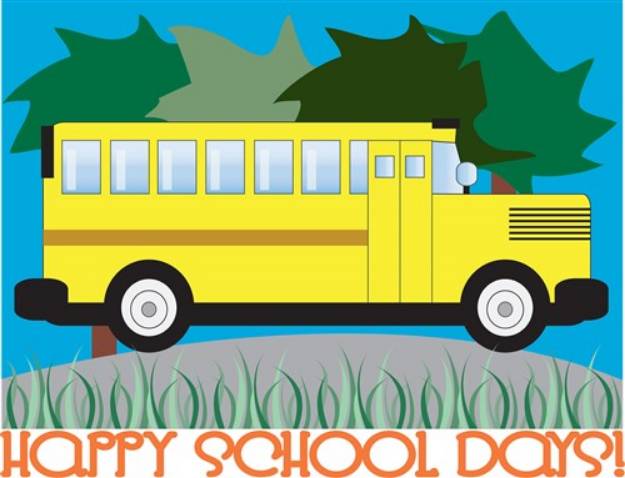 Picture of Happy School Days SVG File