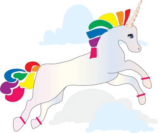 Picture of Rainbow Unicorn SVG File