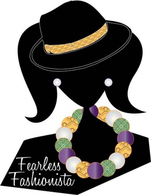 Picture of Fearless Fashionista SVG File