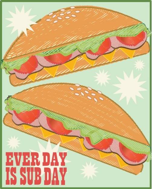 Picture of Every Day Is Sub Day SVG File