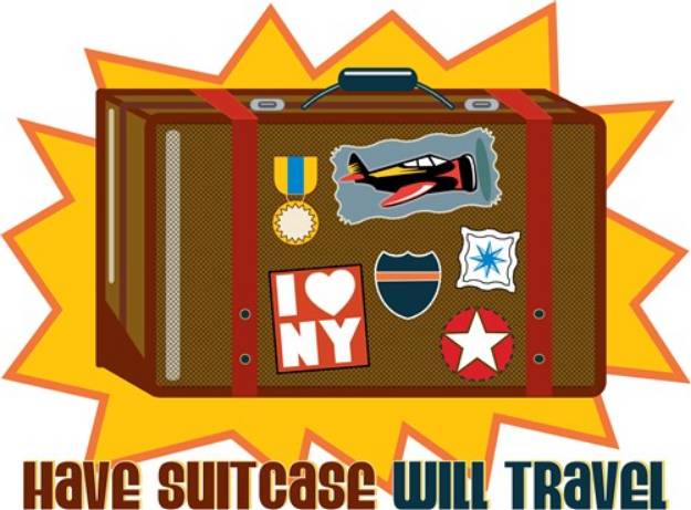 Picture of Have Suitcase Will Travel SVG File