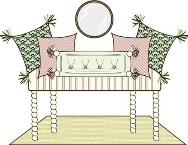 Picture of Decorators Bench SVG File