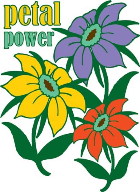 Picture of Petal Power SVG File