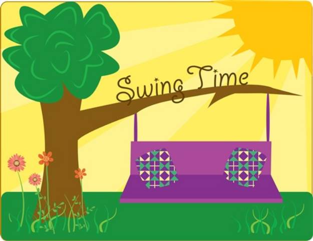 Picture of Swing Time SVG File
