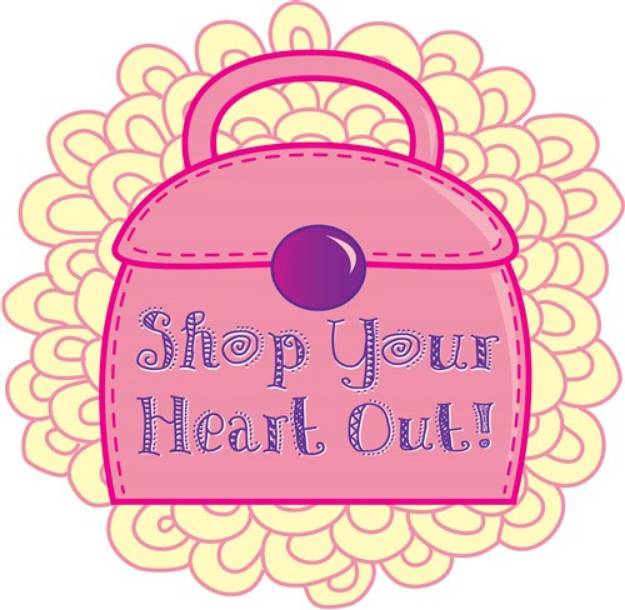 Picture of Shop Your Heart Out SVG File