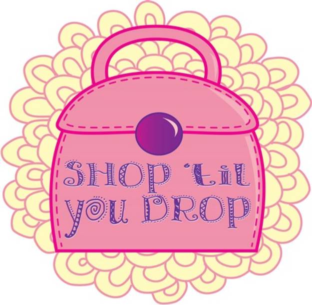 Picture of Shop til You Drop SVG File