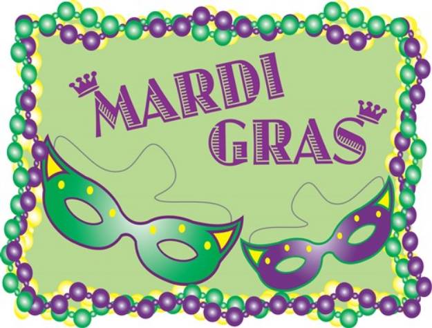 Picture of Mardi Gras SVG File