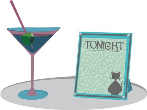 Picture of Martini Lounge SVG File