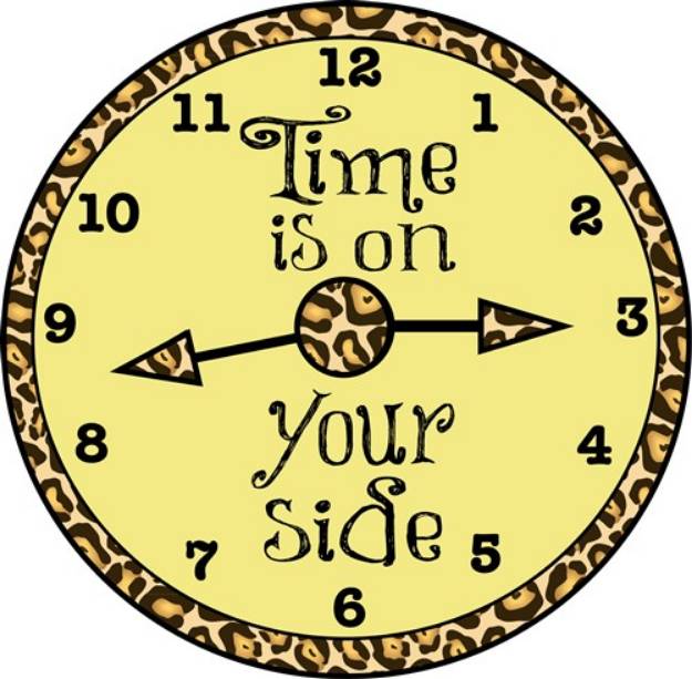 Picture of Time Is On Your Side SVG File