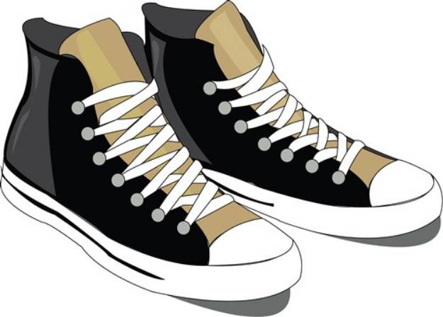 Picture of High Top Sneakers SVG File