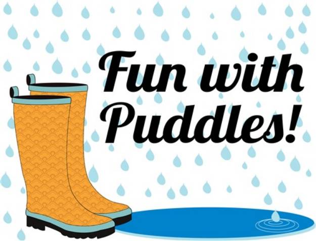 Picture of Fun With Puddles SVG File