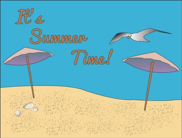 Picture of Its Summer Time SVG File