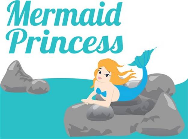 Picture of Mermaid Princess SVG File