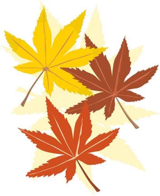 Picture of Maple Leaves SVG File