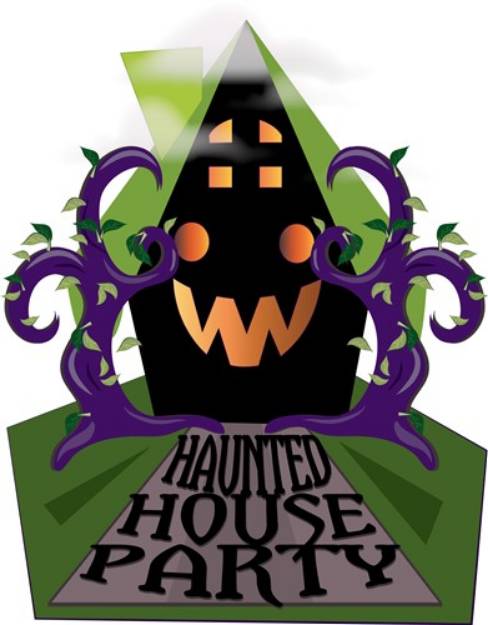 Picture of Haunted House Party SVG File