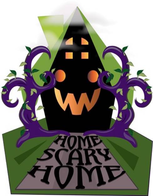 Picture of Home Scary Home SVG File