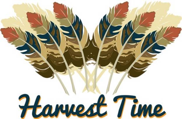 Picture of Harvest Feathers SVG File