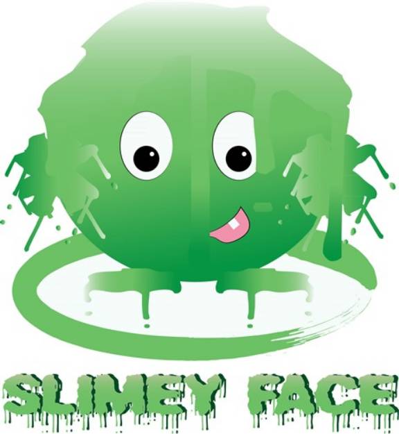 Picture of Slimey Face SVG File
