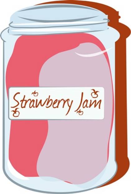 Picture of Strawberry Jam SVG File