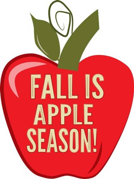 Picture of Fall is Apple Season SVG File