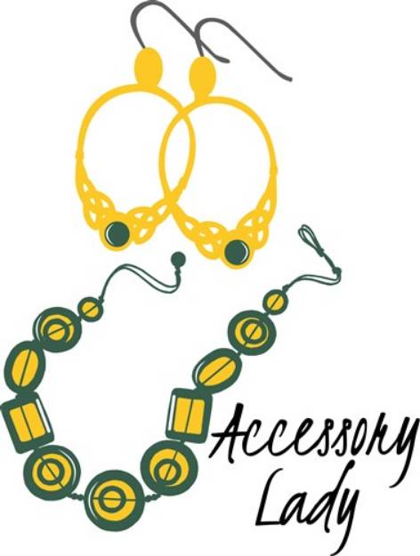 Picture of Accessory Lady SVG File