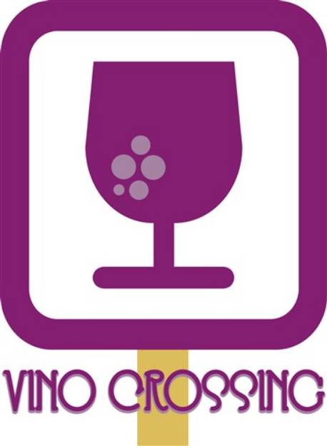 Picture of Vino Crossing SVG File