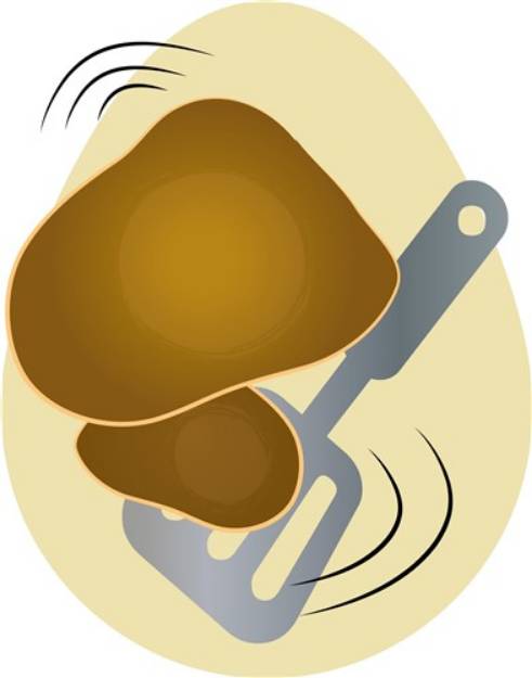 Picture of Cooking Pancakes SVG File