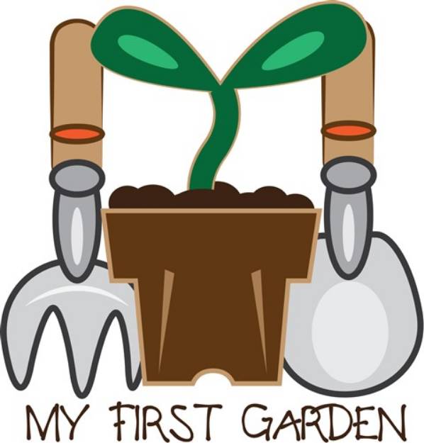 Picture of My First Garden SVG File