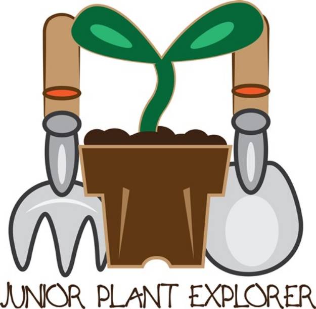 Picture of Junior Plant Explorer SVG File