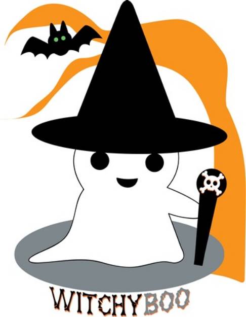 Picture of Witchy Boo SVG File