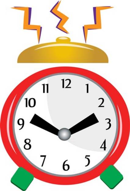 Picture of Alarm clock SVG File