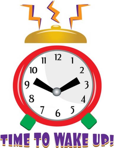 Picture of Time to Wake Up SVG File