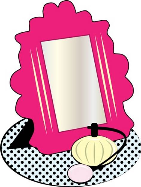 Picture of Vanity Mirror SVG File