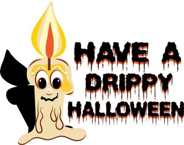 Picture of Drippy Halloween SVG File