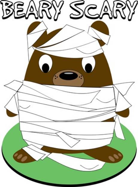 Picture of Beary Scary SVG File