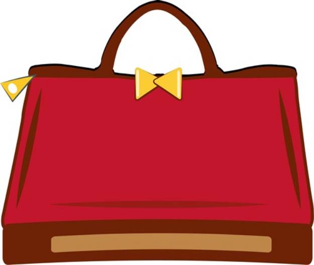 Picture of Red Purse SVG File