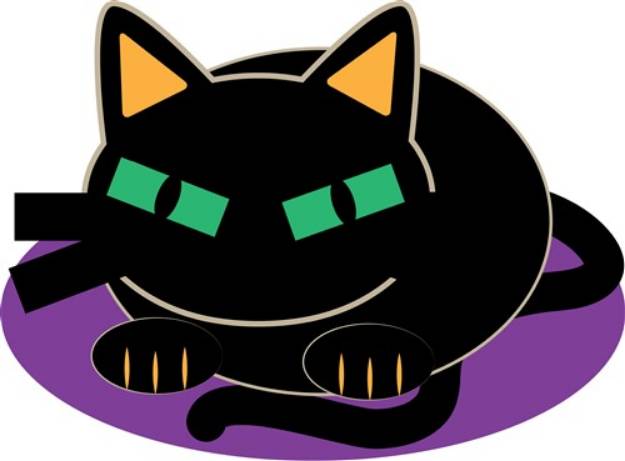 Picture of Black Kitty SVG File