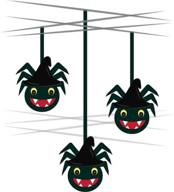 Picture of Spider Ornaments SVG File