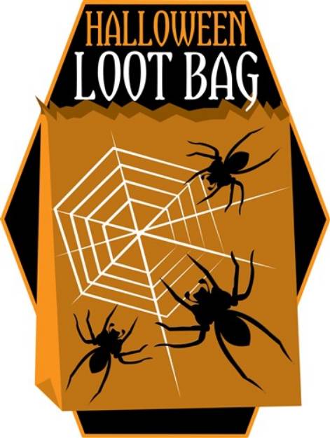 Picture of Halloween Loot Bag SVG File